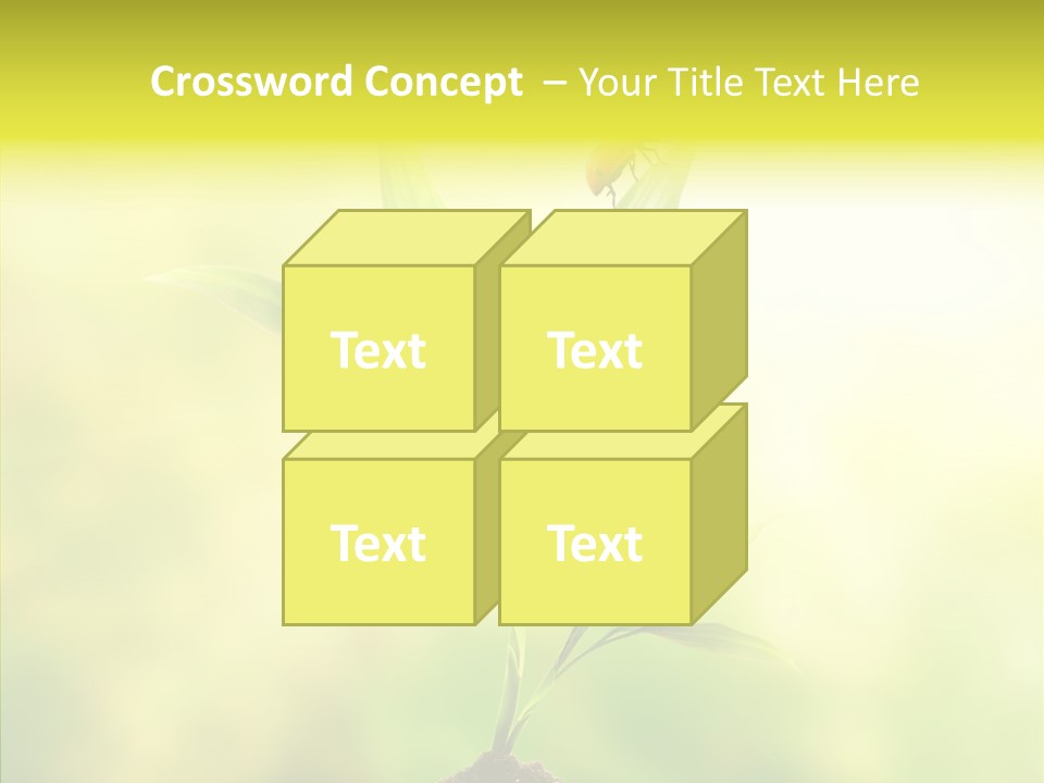 Close Up Foliage Flora PowerPoint Template