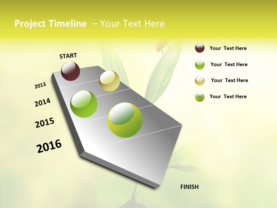 Close Up Foliage Flora PowerPoint Template