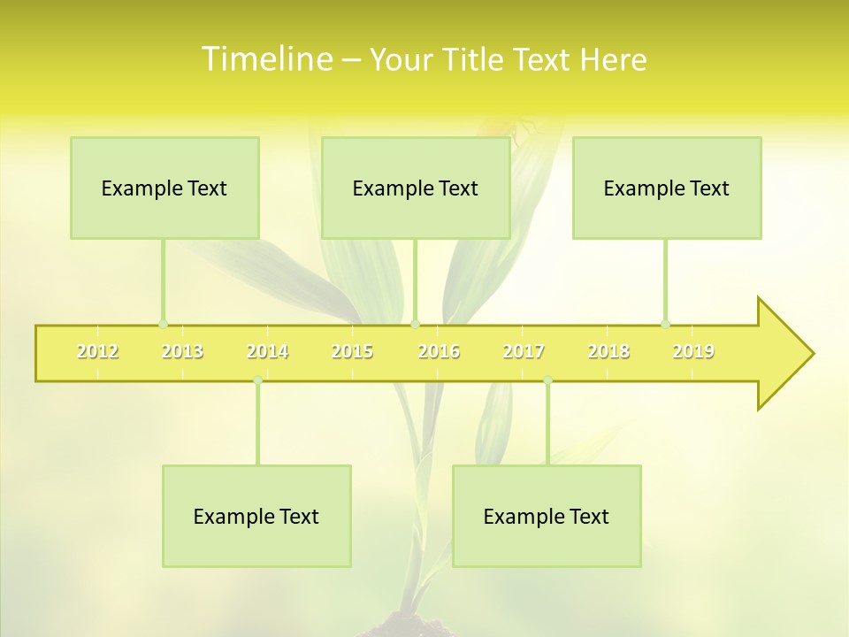 Close Up Foliage Flora PowerPoint Template