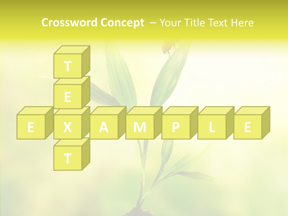 Close Up Foliage Flora PowerPoint Template