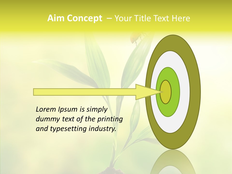 Close Up Foliage Flora PowerPoint Template