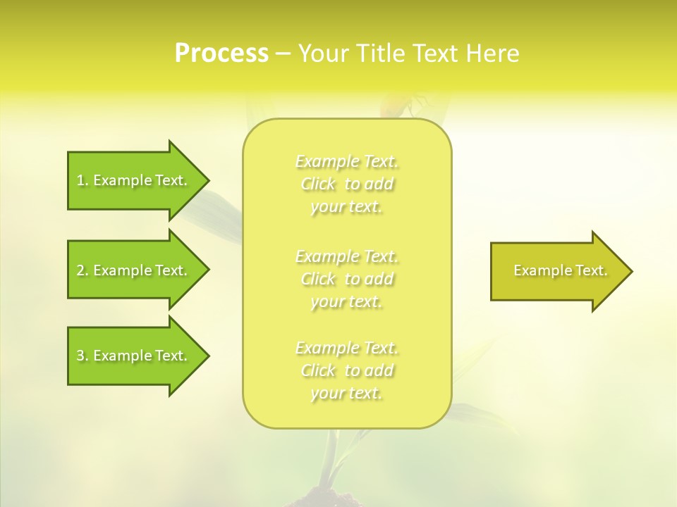 Close Up Foliage Flora PowerPoint Template