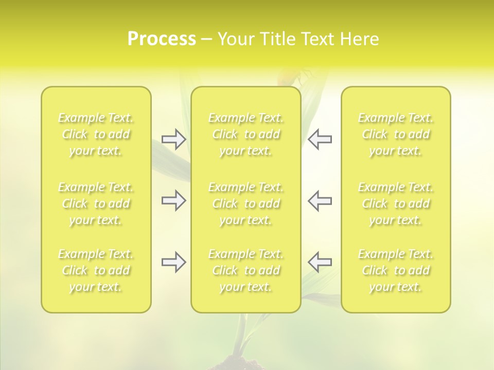 Close Up Foliage Flora PowerPoint Template