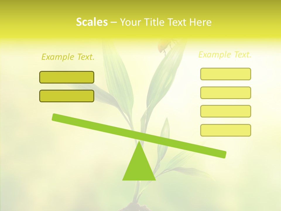 Close Up Foliage Flora PowerPoint Template
