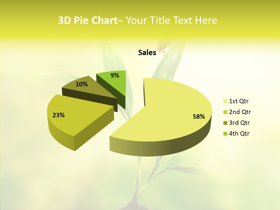 Close Up Foliage Flora PowerPoint Template