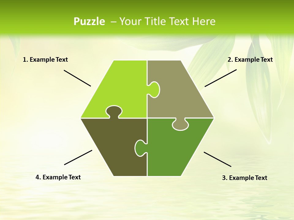 Flare Background Sunshine PowerPoint Template