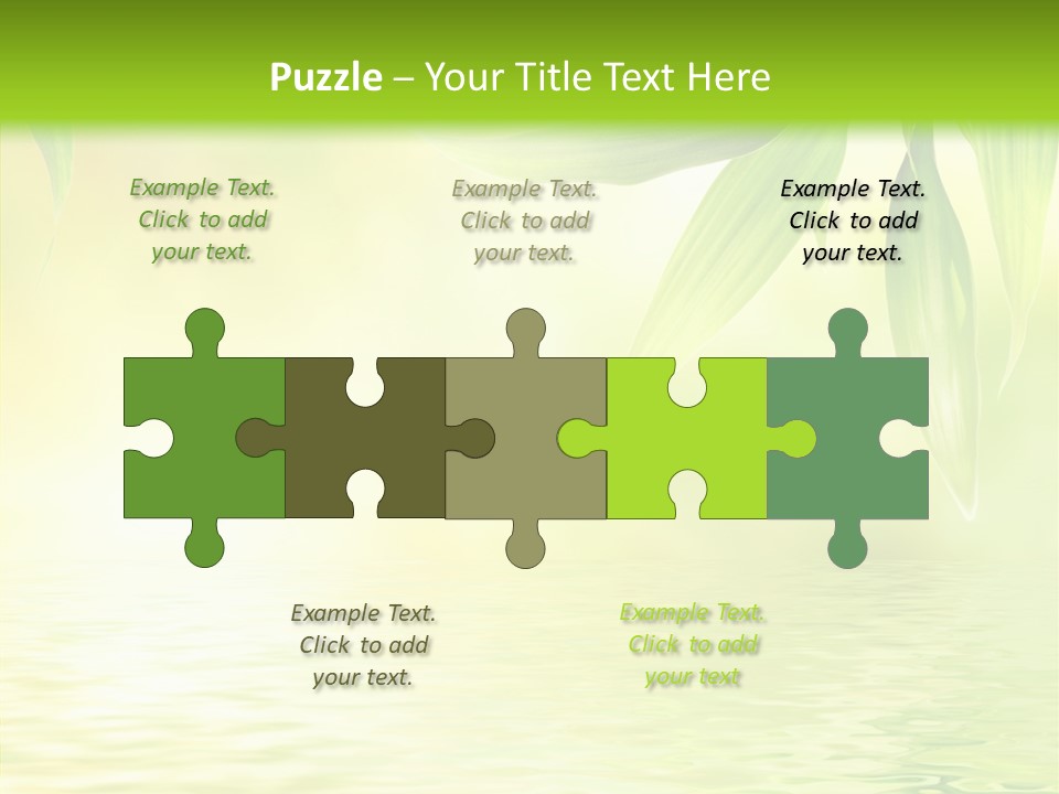 Flare Background Sunshine PowerPoint Template