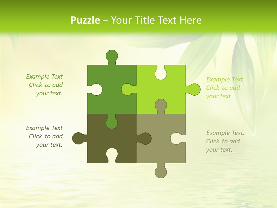 Flare Background Sunshine PowerPoint Template