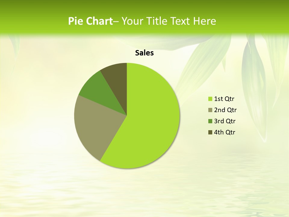 Flare Background Sunshine PowerPoint Template