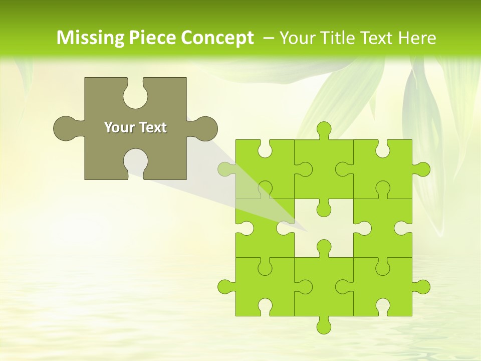 Flare Background Sunshine PowerPoint Template