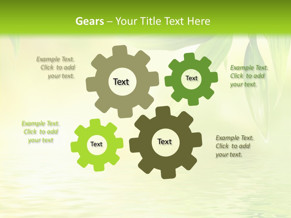 Flare Background Sunshine PowerPoint Template