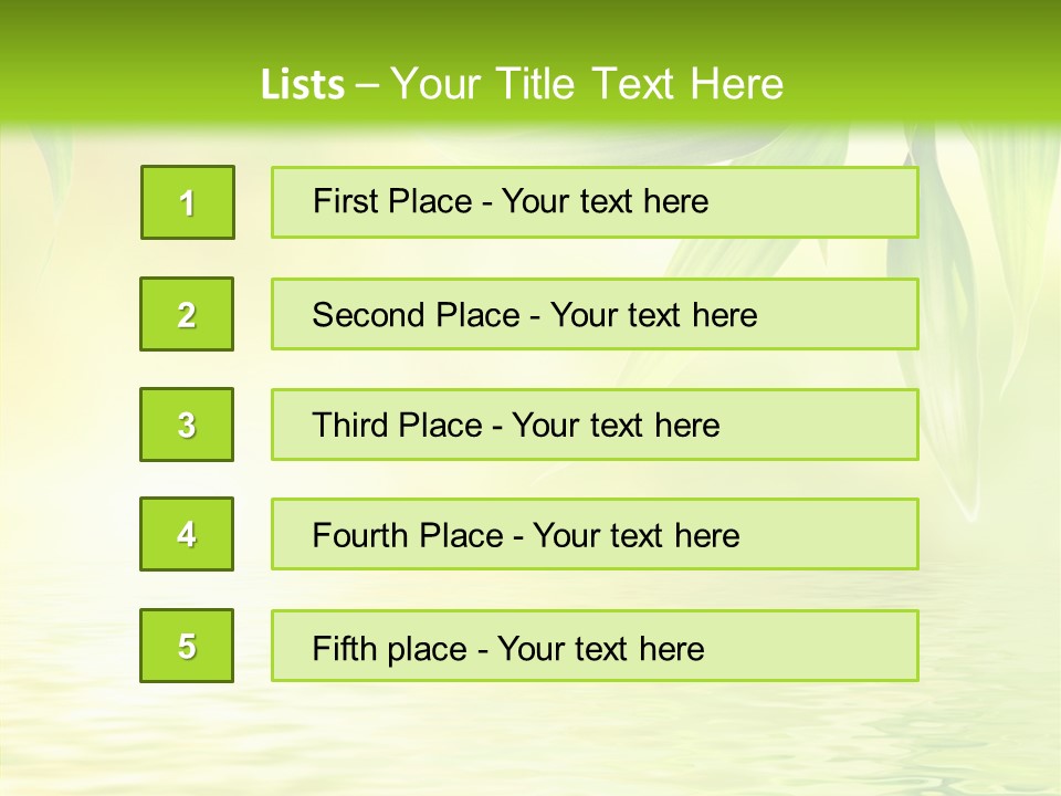 Flare Background Sunshine PowerPoint Template
