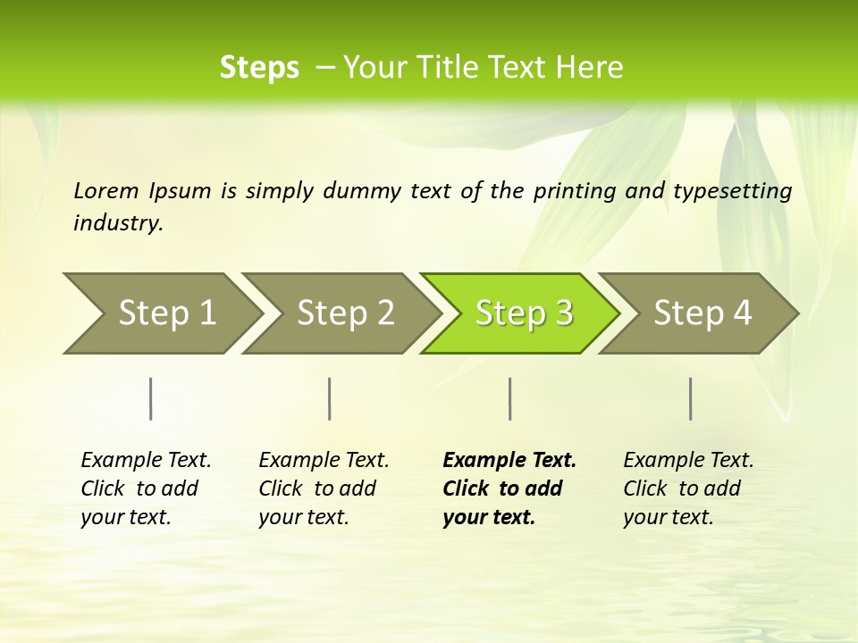 Flare Background Sunshine PowerPoint Template