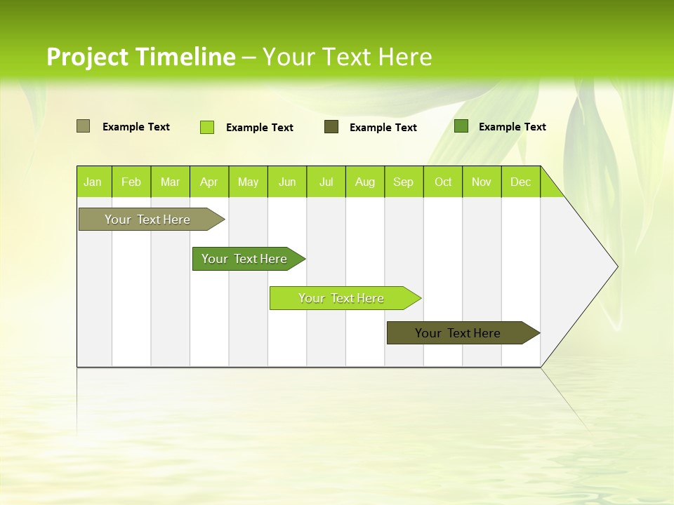Flare Background Sunshine PowerPoint Template