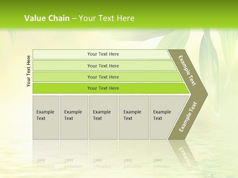 Flare Background Sunshine PowerPoint Template