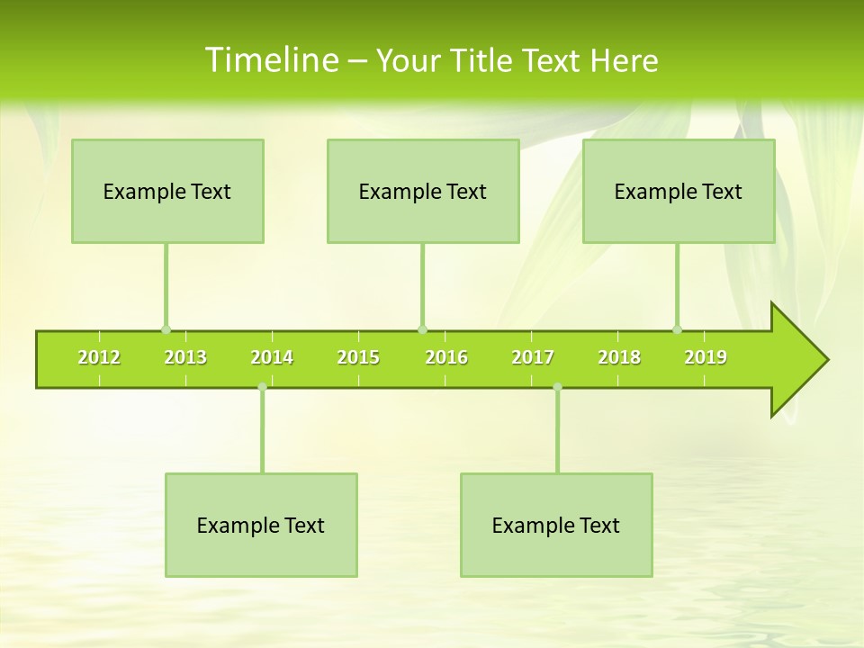 Flare Background Sunshine PowerPoint Template