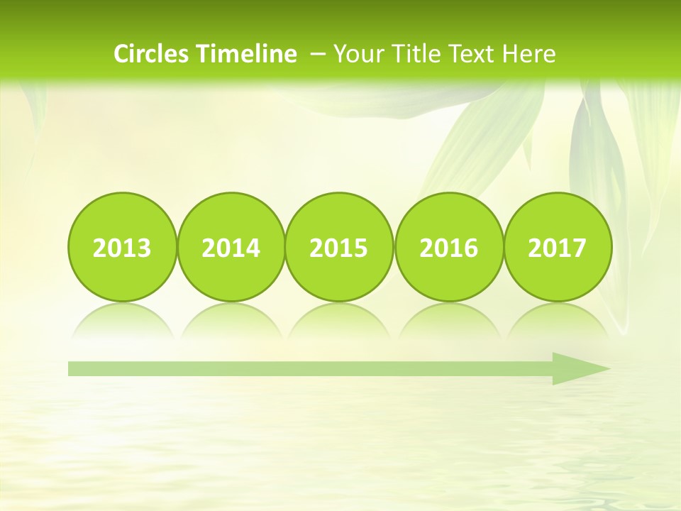 Flare Background Sunshine PowerPoint Template