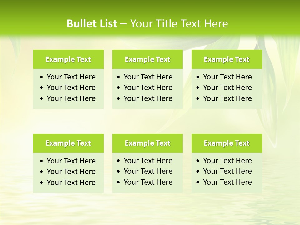 Flare Background Sunshine PowerPoint Template