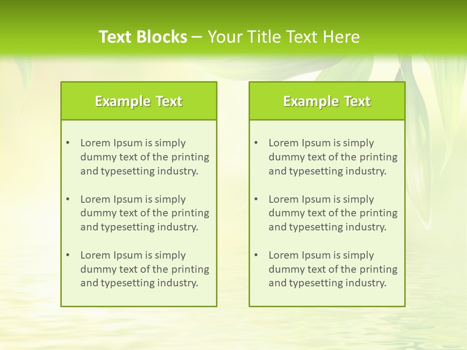 Flare Background Sunshine PowerPoint Template