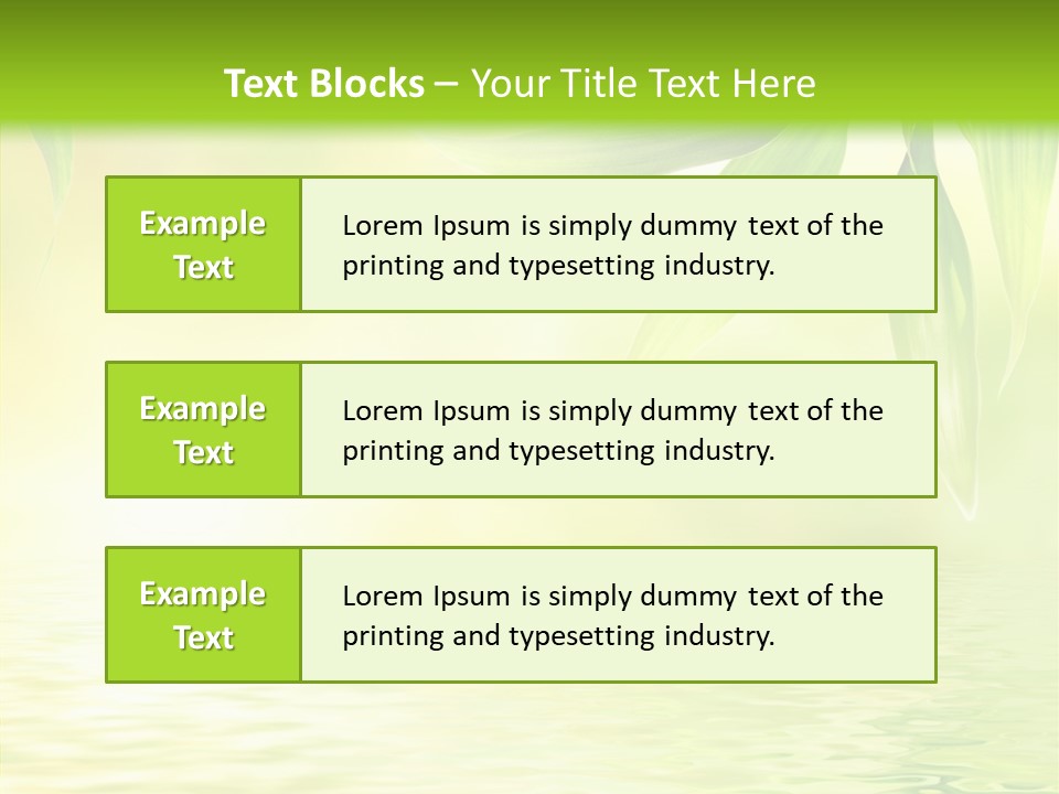 Flare Background Sunshine PowerPoint Template