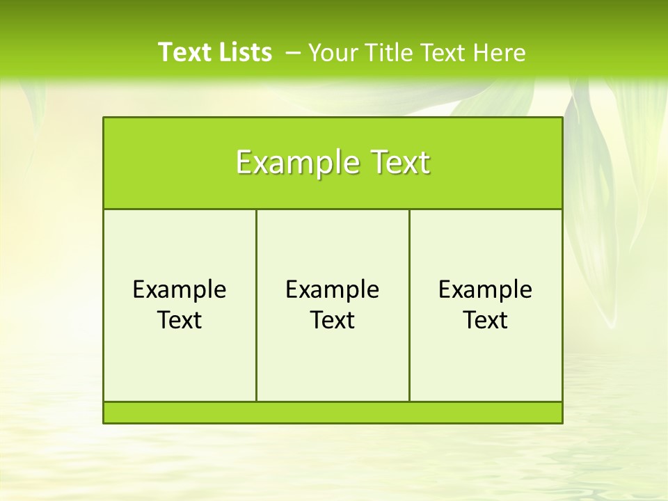 Flare Background Sunshine PowerPoint Template