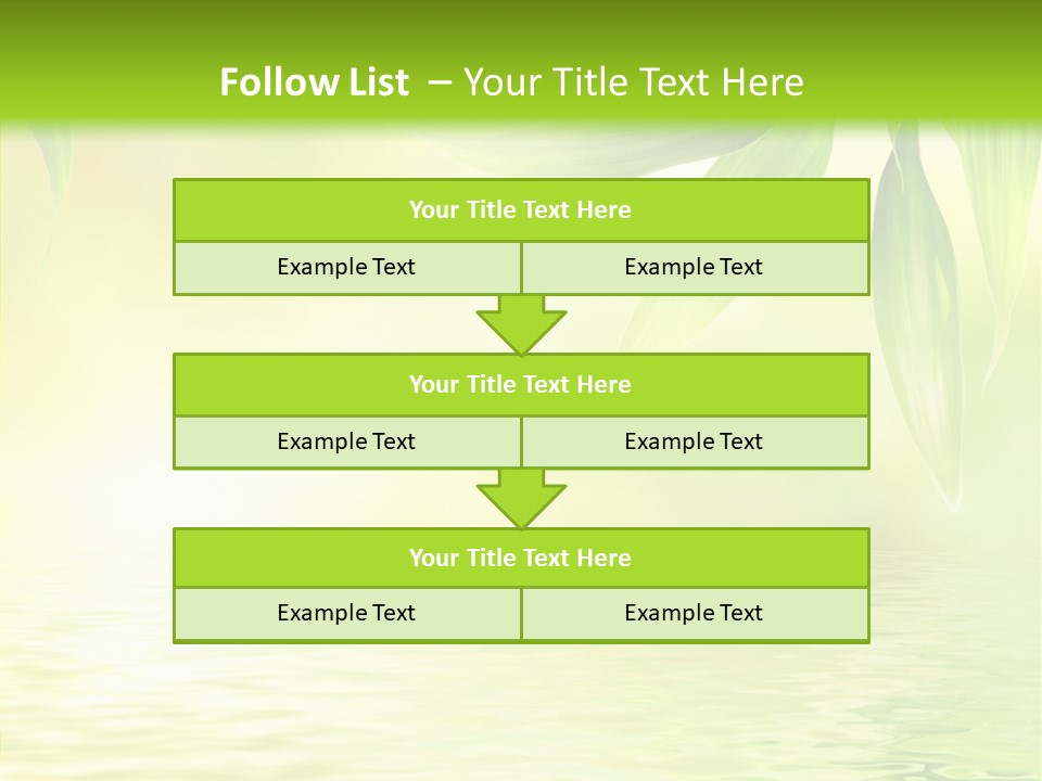 Flare Background Sunshine PowerPoint Template