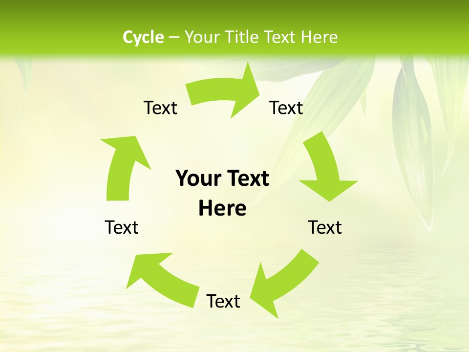 Flare Background Sunshine PowerPoint Template