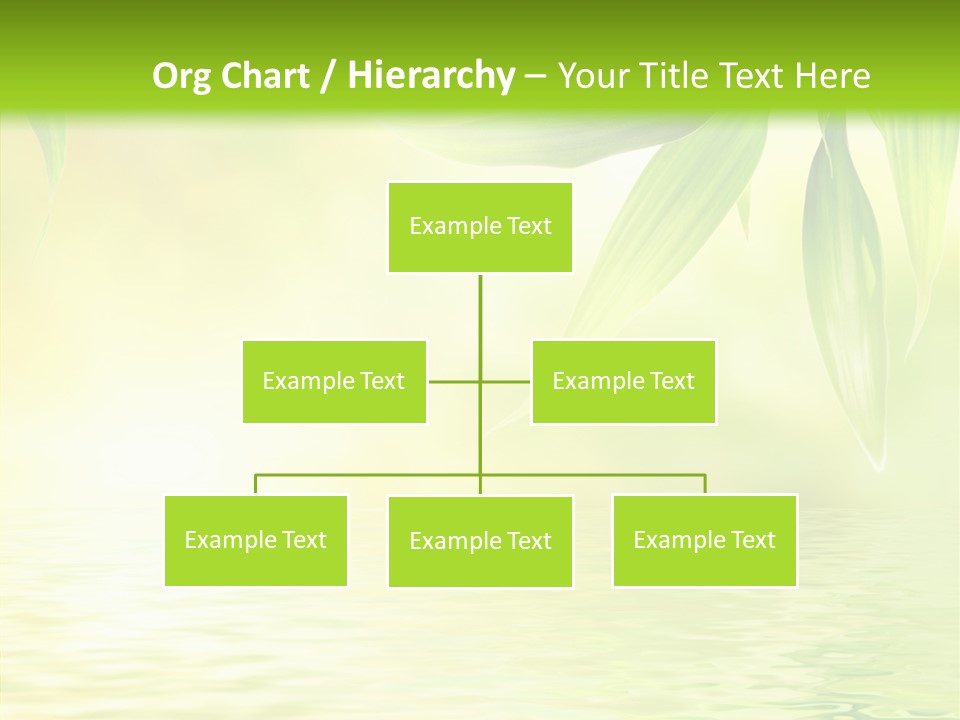 Flare Background Sunshine PowerPoint Template