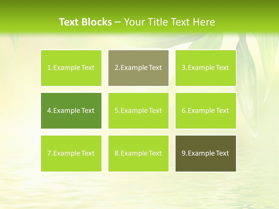 Flare Background Sunshine PowerPoint Template