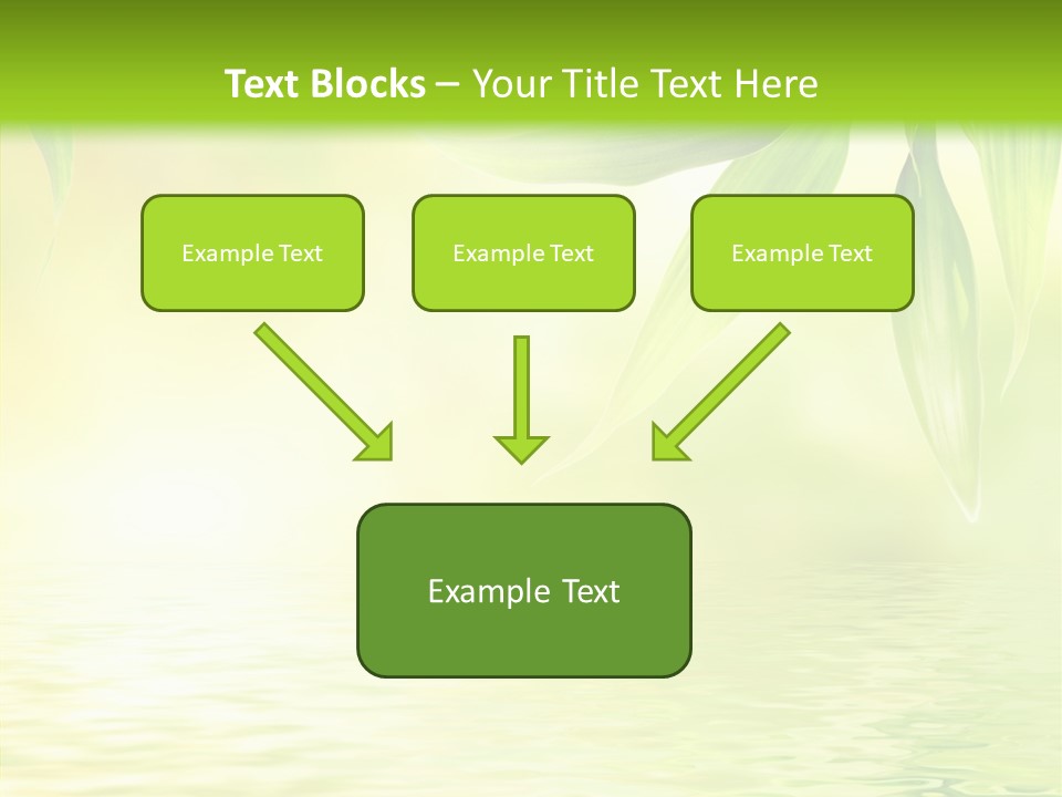 Flare Background Sunshine PowerPoint Template