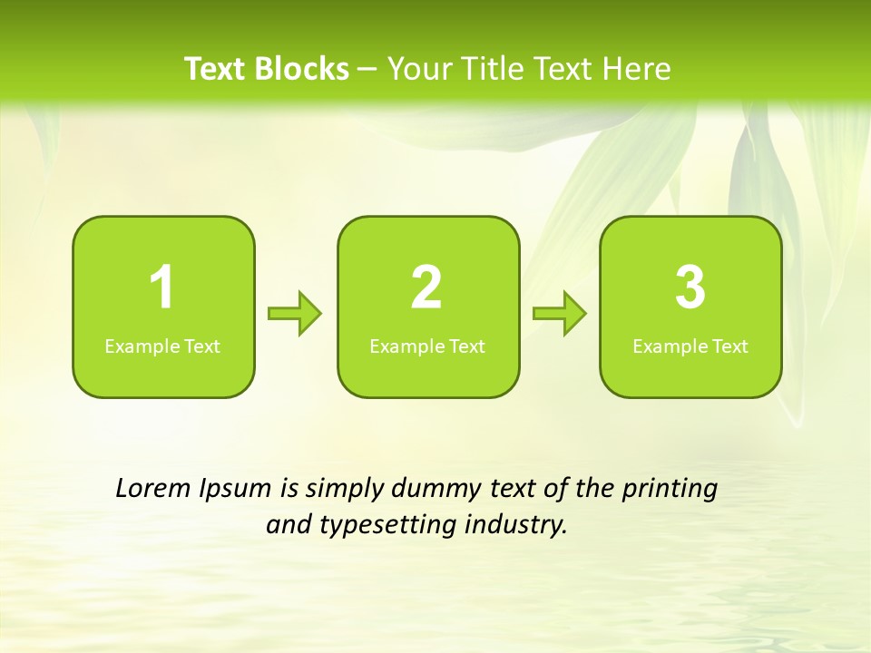 Flare Background Sunshine PowerPoint Template