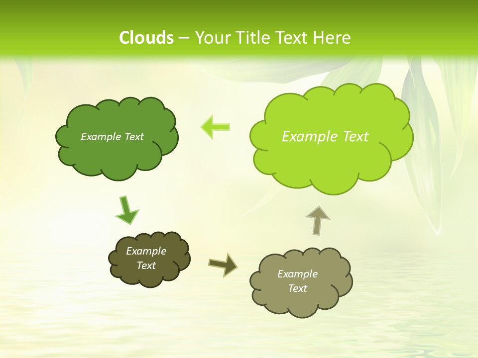 Flare Background Sunshine PowerPoint Template