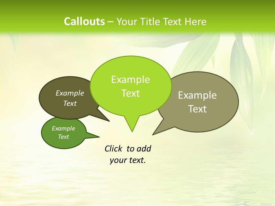 Flare Background Sunshine PowerPoint Template