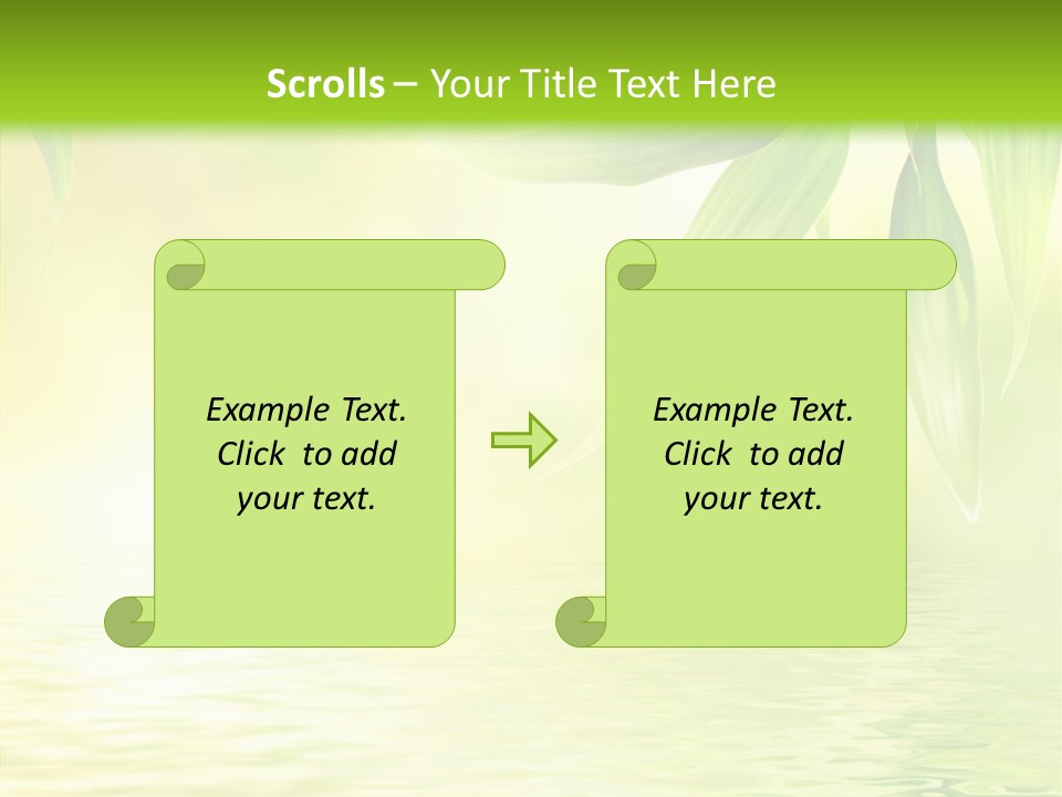 Flare Background Sunshine PowerPoint Template