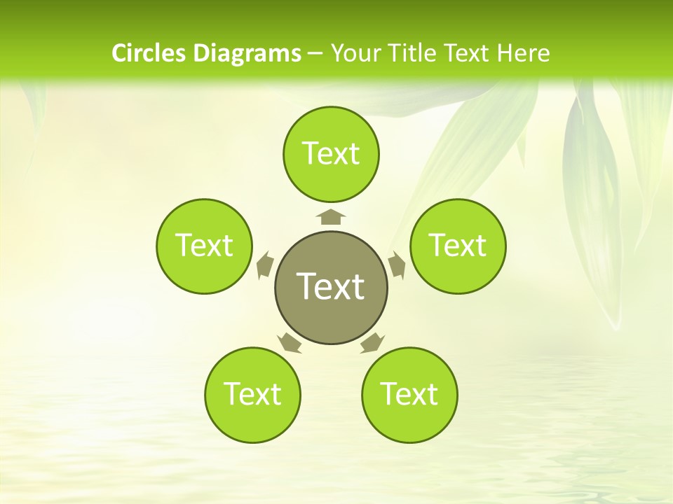 Flare Background Sunshine PowerPoint Template