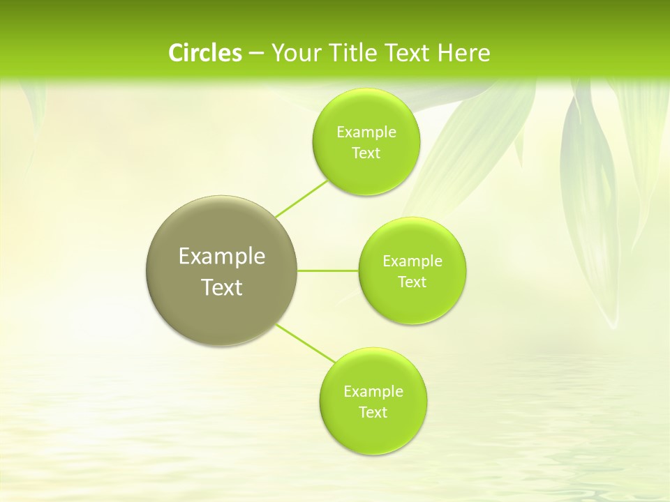 Flare Background Sunshine PowerPoint Template