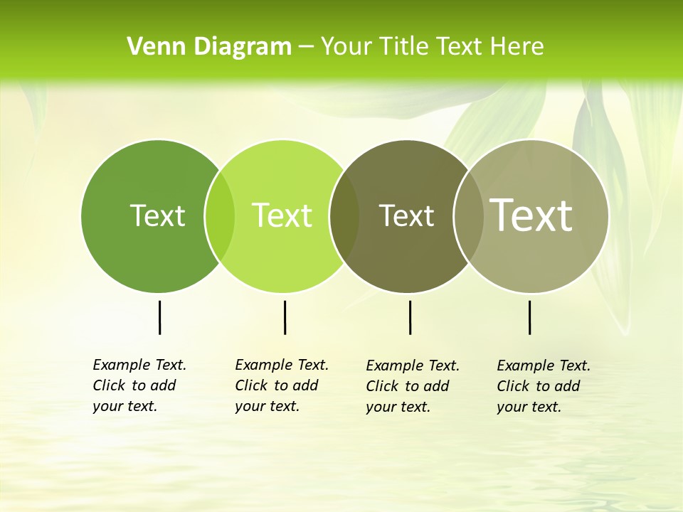 Flare Background Sunshine PowerPoint Template
