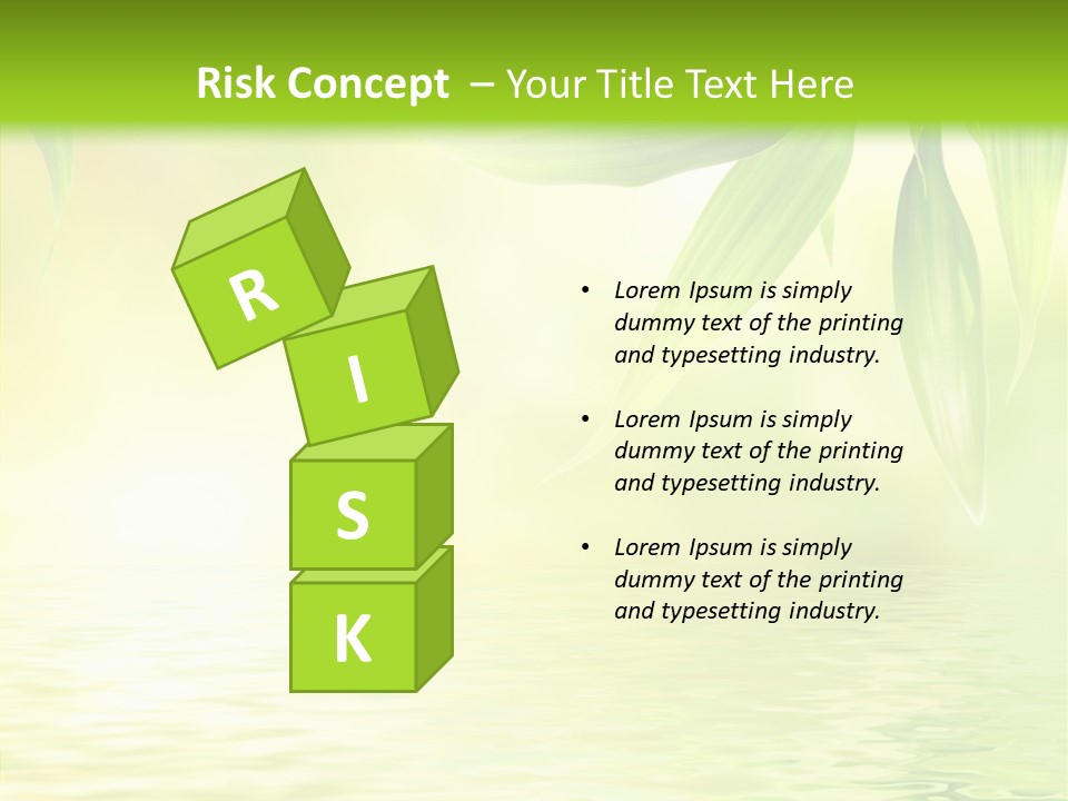 Flare Background Sunshine PowerPoint Template