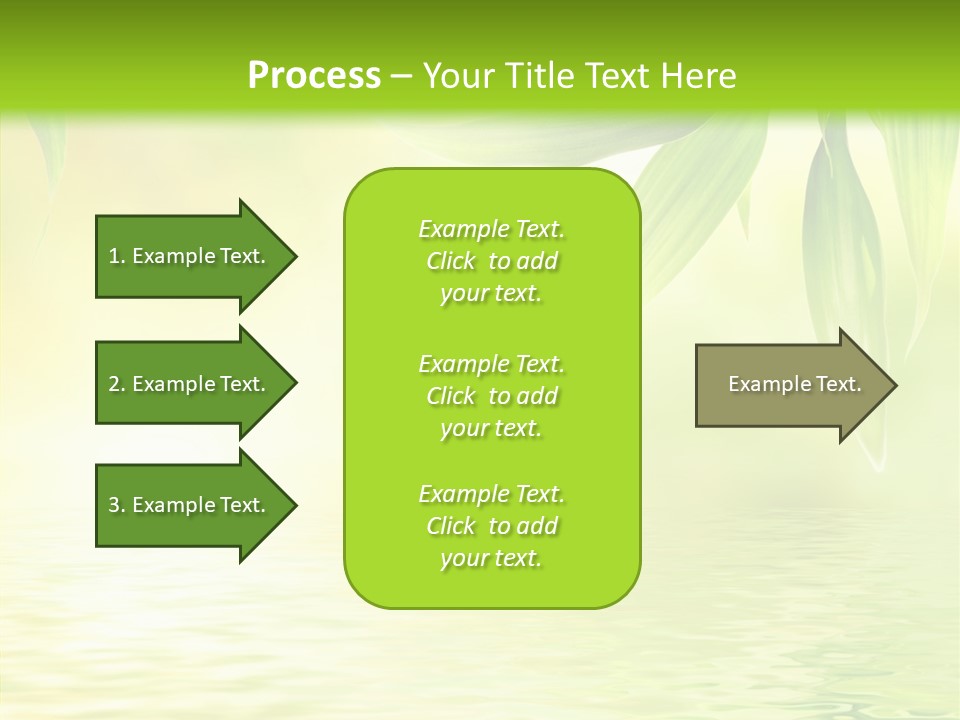 Flare Background Sunshine PowerPoint Template