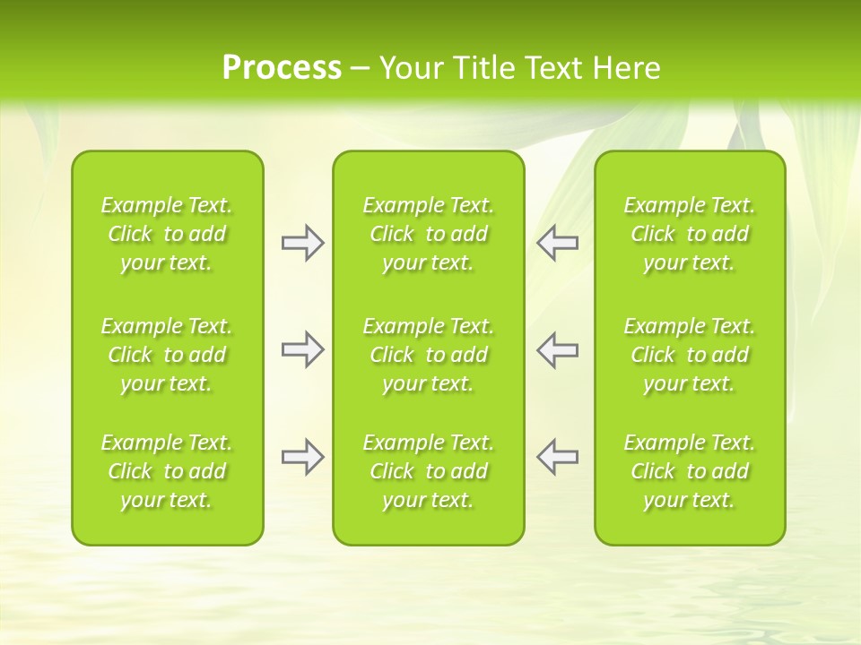 Flare Background Sunshine PowerPoint Template