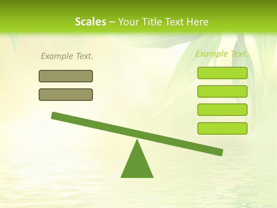 Flare Background Sunshine PowerPoint Template