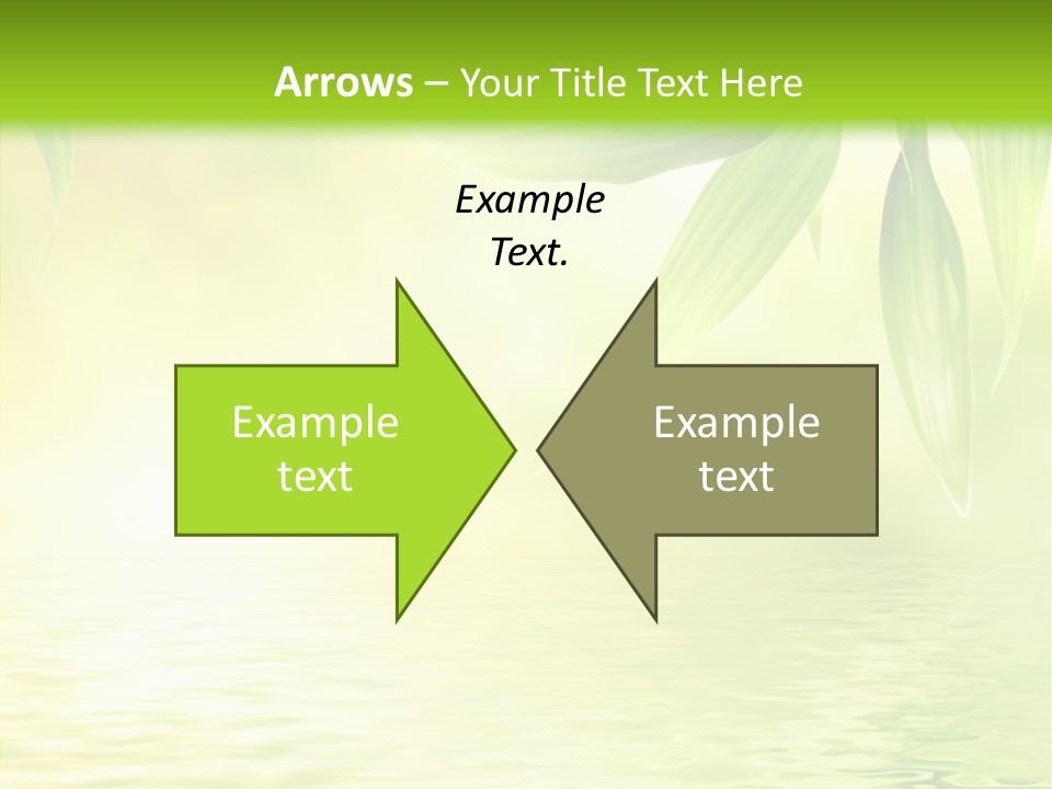 Flare Background Sunshine PowerPoint Template