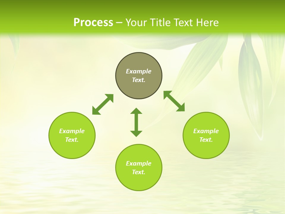 Flare Background Sunshine PowerPoint Template