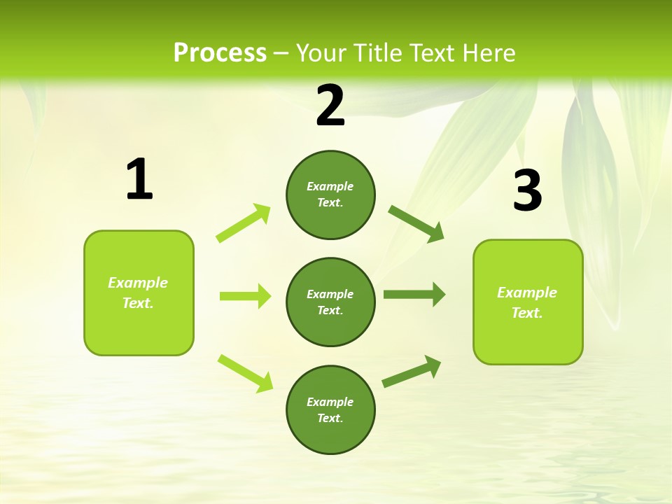 Flare Background Sunshine PowerPoint Template