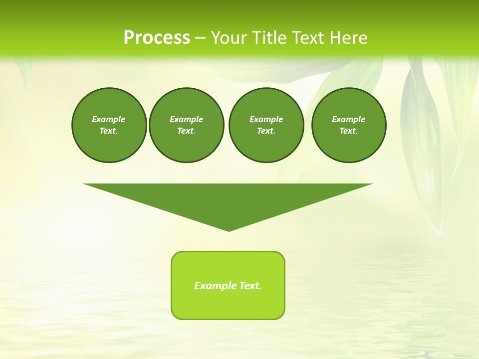 Flare Background Sunshine PowerPoint Template