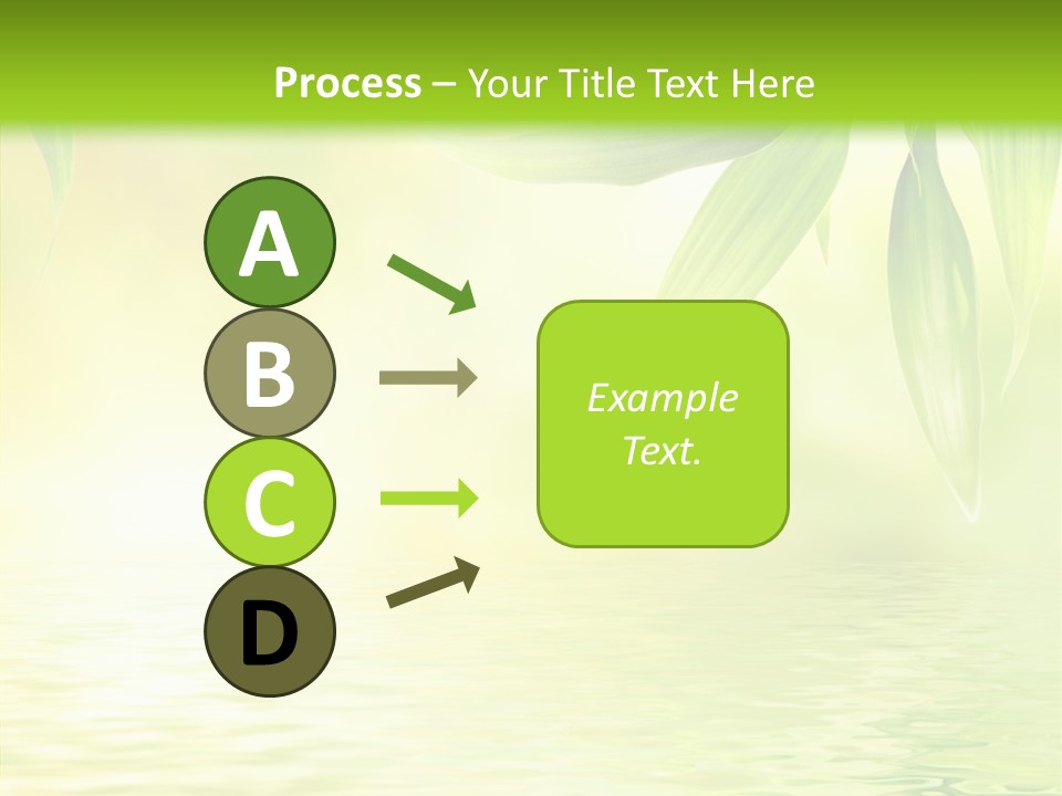 Flare Background Sunshine PowerPoint Template