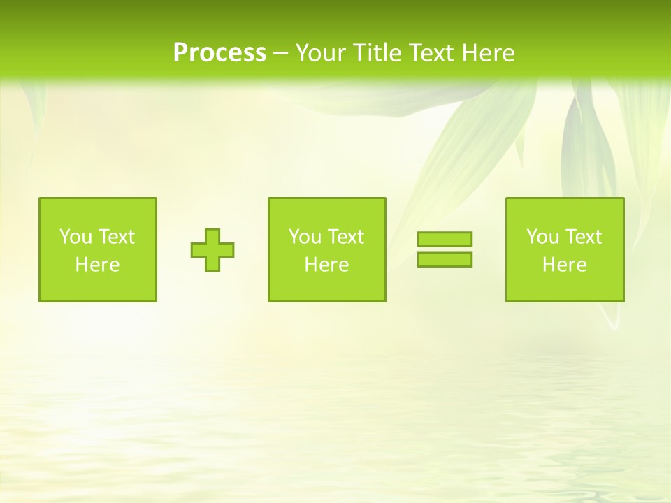 Flare Background Sunshine PowerPoint Template