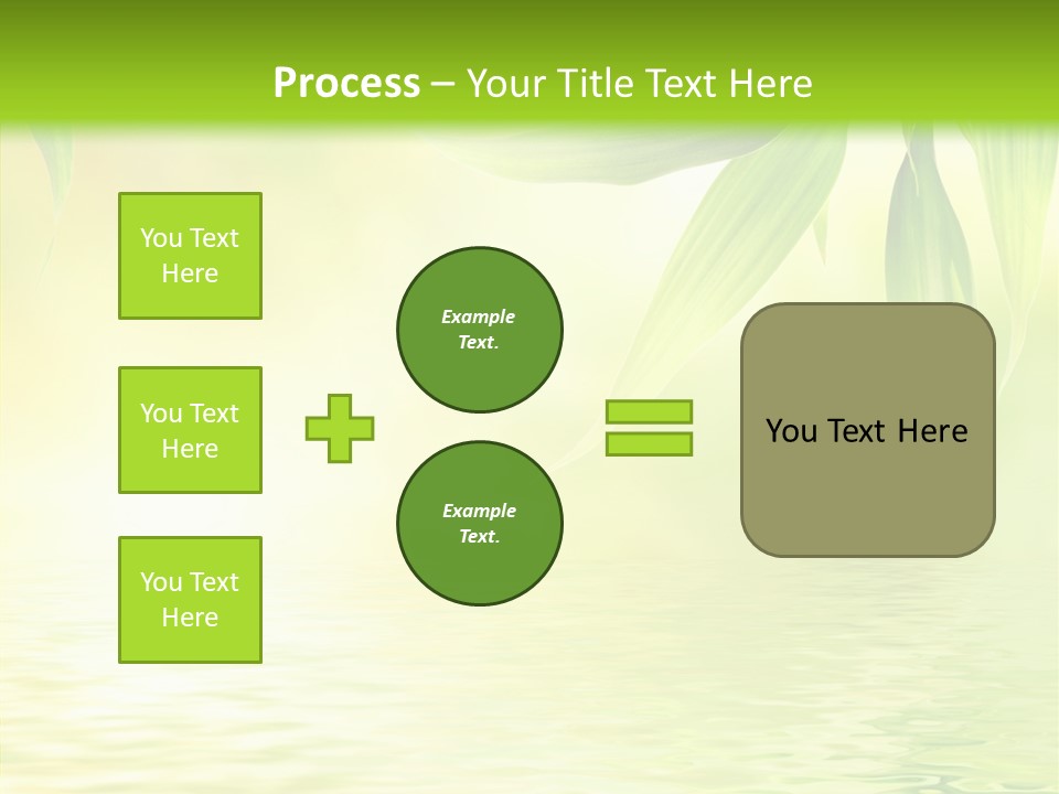 Flare Background Sunshine PowerPoint Template