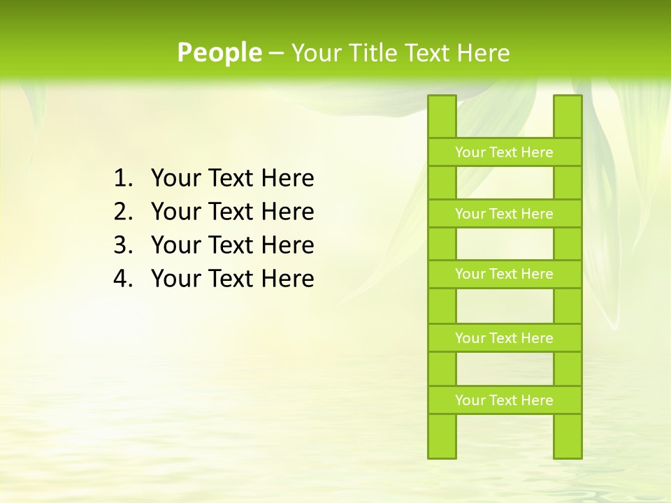 Flare Background Sunshine PowerPoint Template