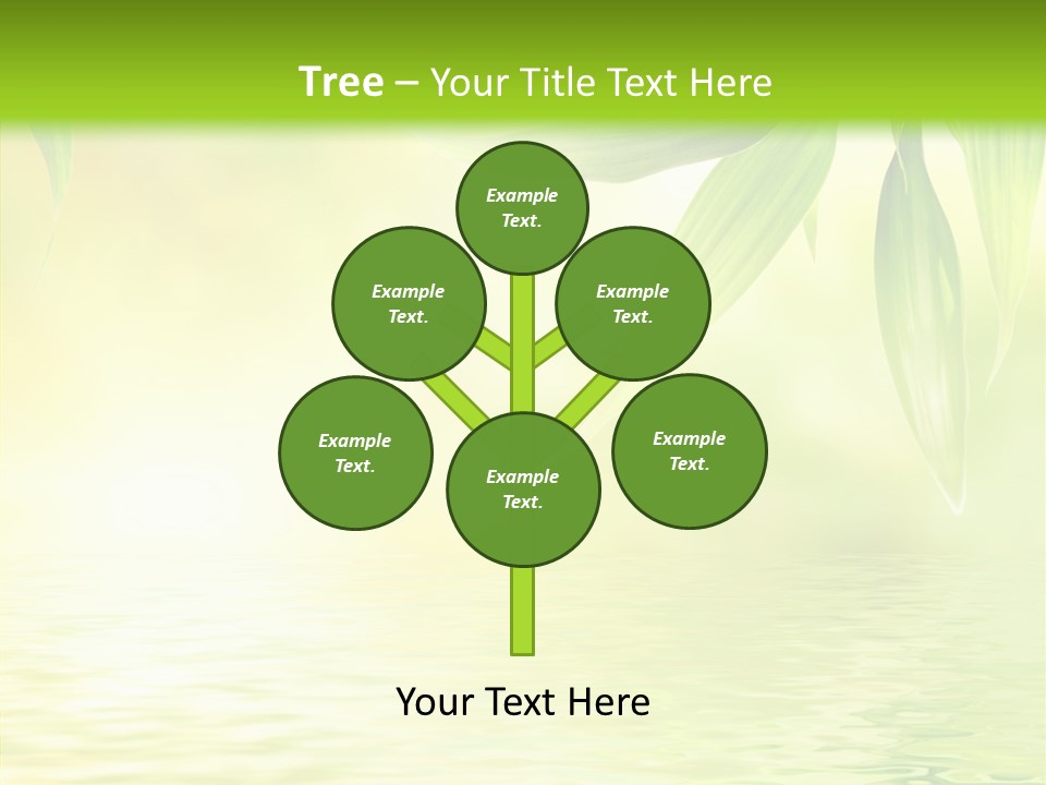 Flare Background Sunshine PowerPoint Template